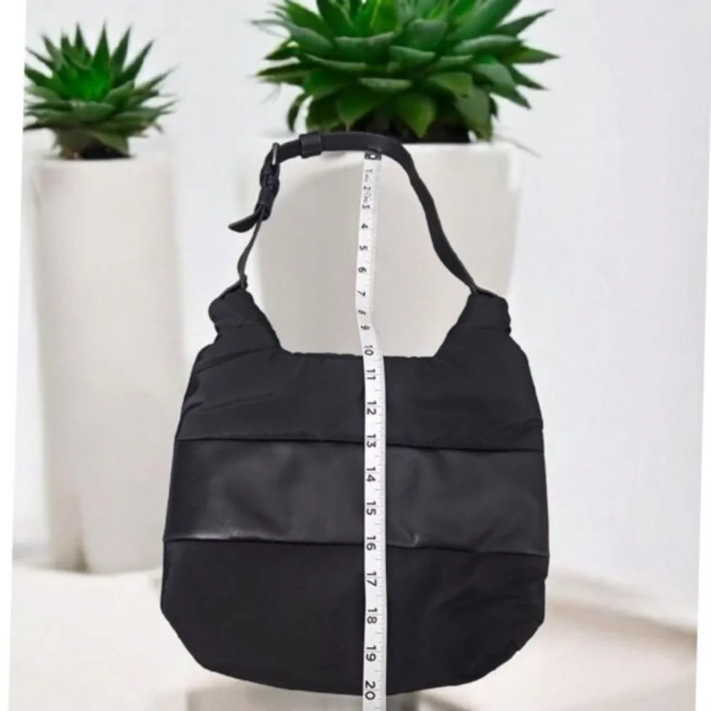 Chinese Laundry Hobo Bag Quilted Padded Shoulder Bag‎ Everyday Carry Black